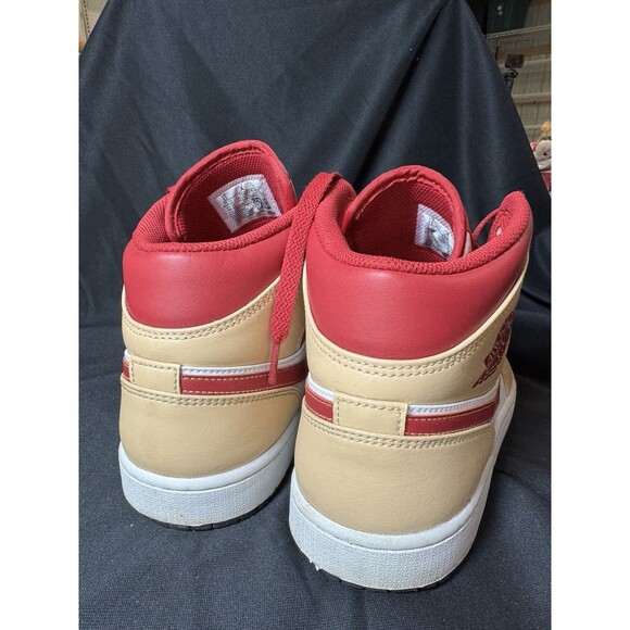 Nike Air Jordan 1 Light Curry Cardinal Red Men's US 11 / 554724-201 - Picture 4 of 7